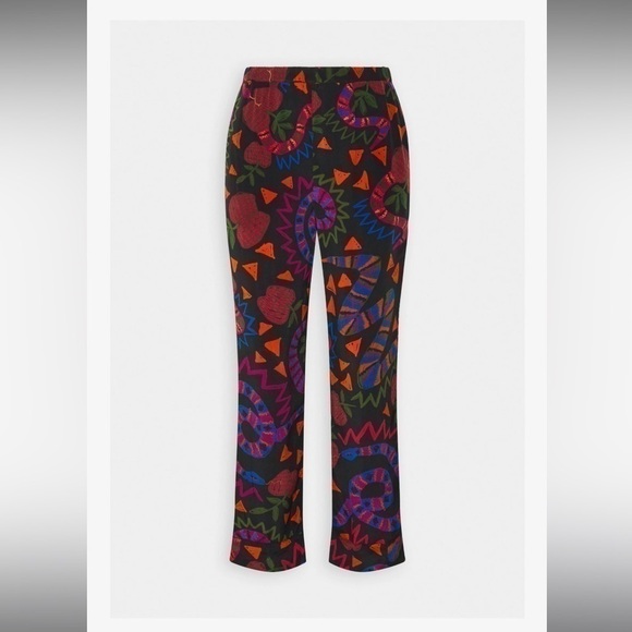 NWT FARM Rio Snake/fruit print pants - Picture 4 of 5